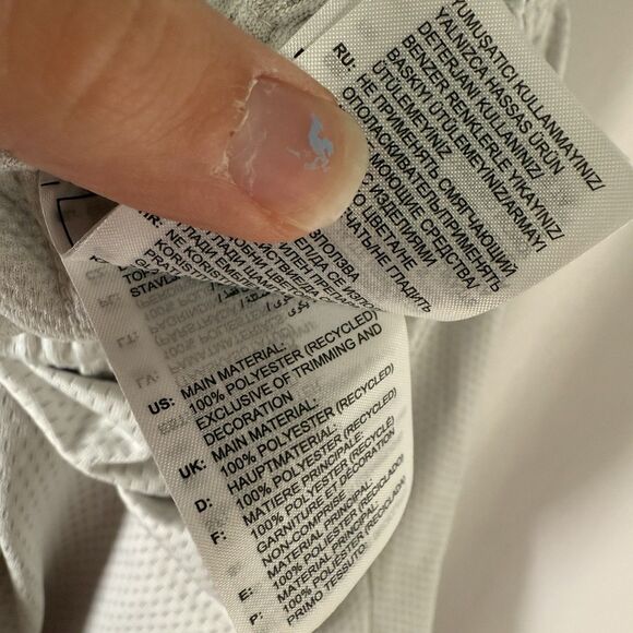 KU Jayhawks Basketball Adidas Shorts Men's Large White Mesh 7" Inseam Drawstring - Picture 7 of 9